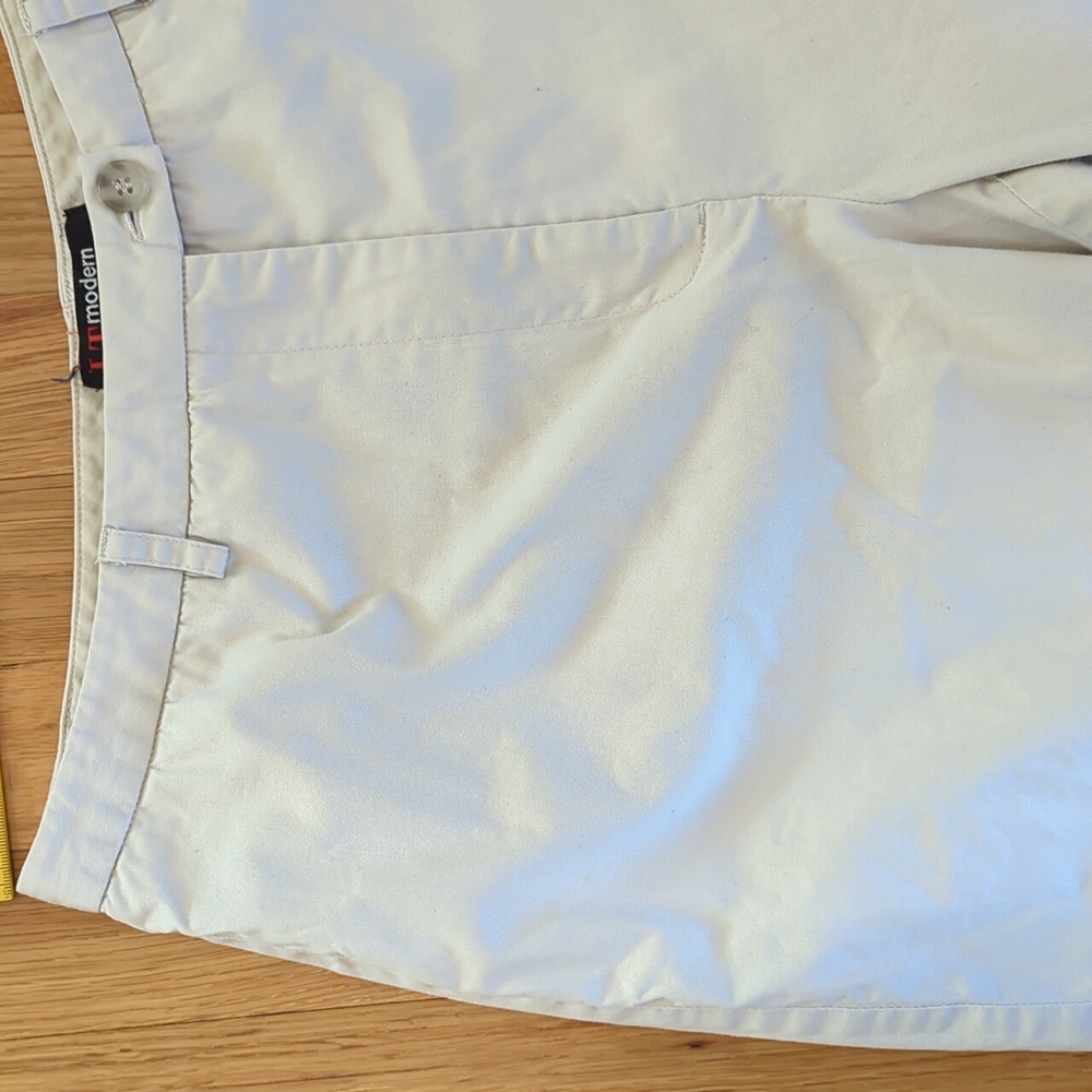 Khaki Capris Stone Cotton - Picture 2 of 2